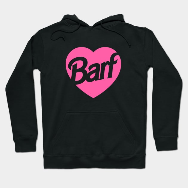 Barf Heart T-Shirt Hoodie by dumbshirts